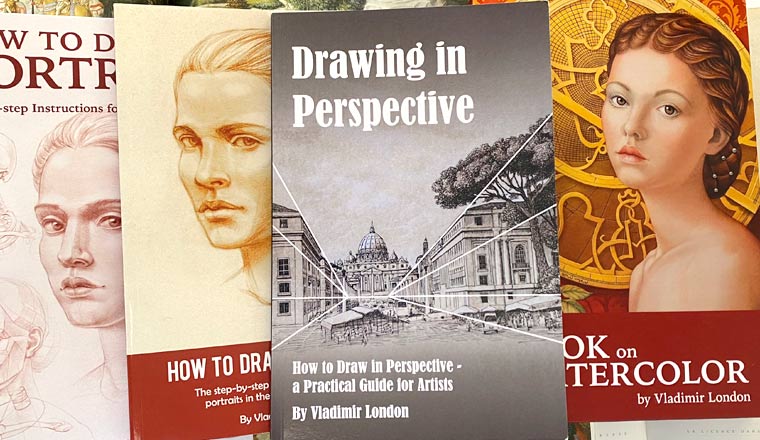 Drawing in Perspective: How to Draw in Perspective - a Practical Guide for Artists - by Vladimir London
