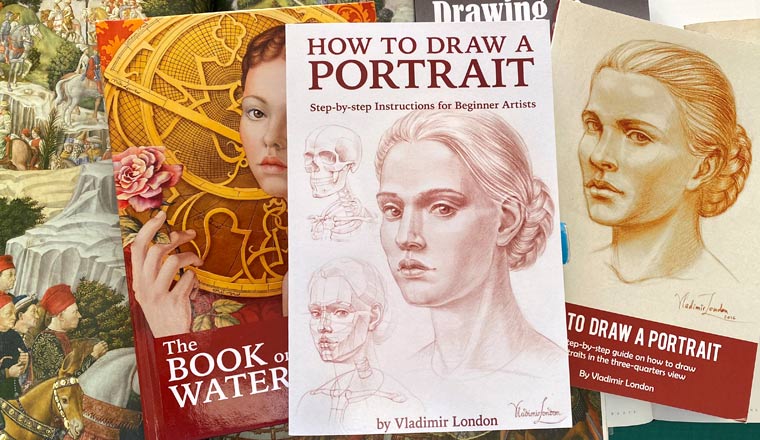 How to Draw a Portrait: Step-by-step Instructions for Beginner Artists - book by Vladimir London