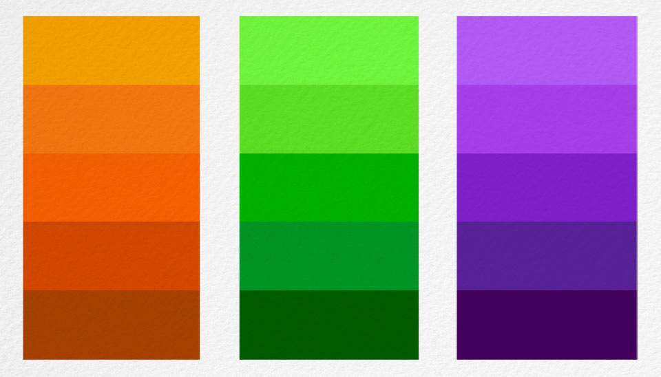 Color Theory - Contrast of Hue