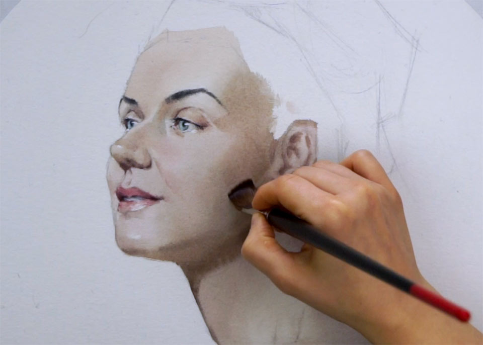 How to Paint a Portrait in Watercolor