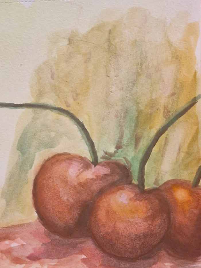 Cherries of Change - Watercolour and story by Neva Coce