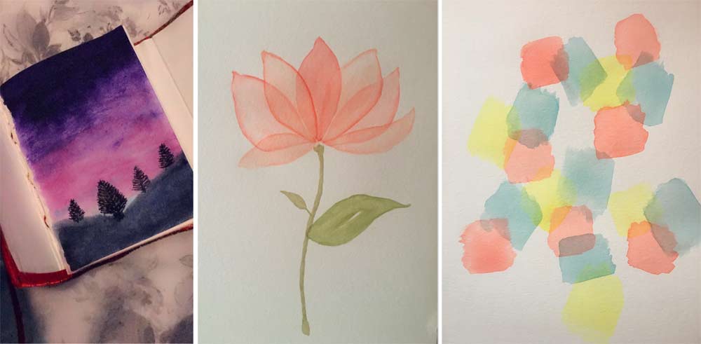 Finding My Voice Through Art - Watercolour and story by Tayabah Hana