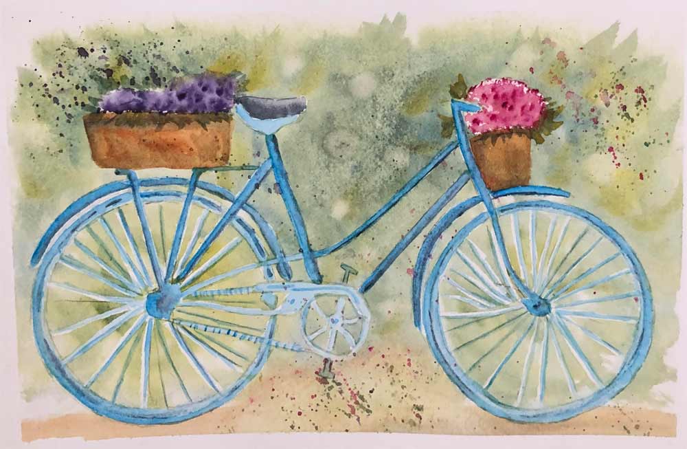 I want to learn - Watercolour and story by Natalie Jukes