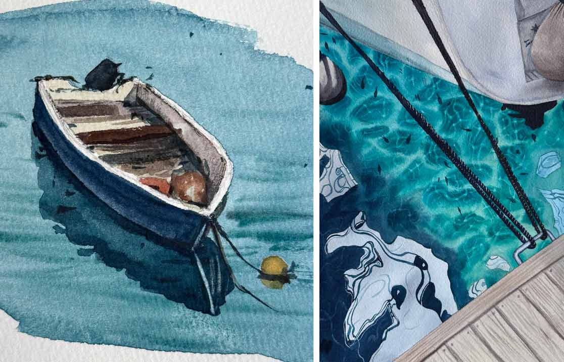 A Sea of Possibilities - Artworks and story from Luciana Aguzzoli