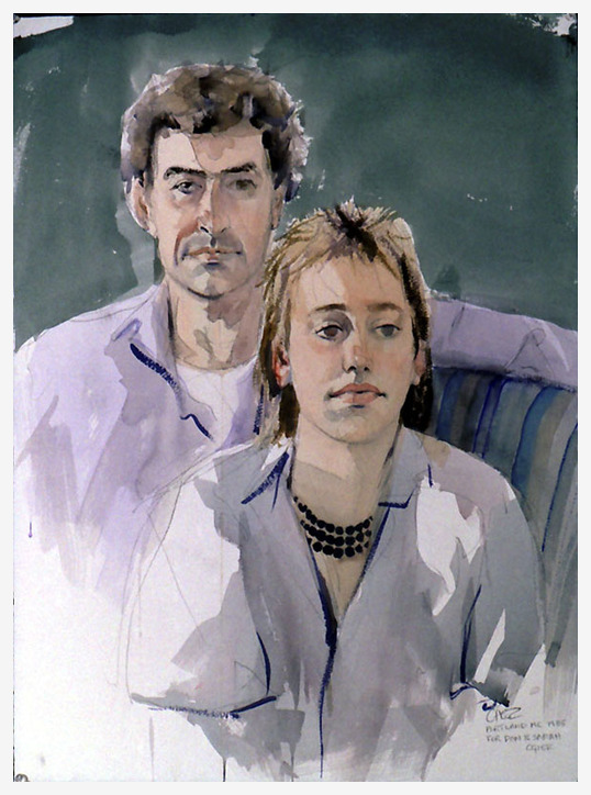 Watercolor Portraits by Chez Watts