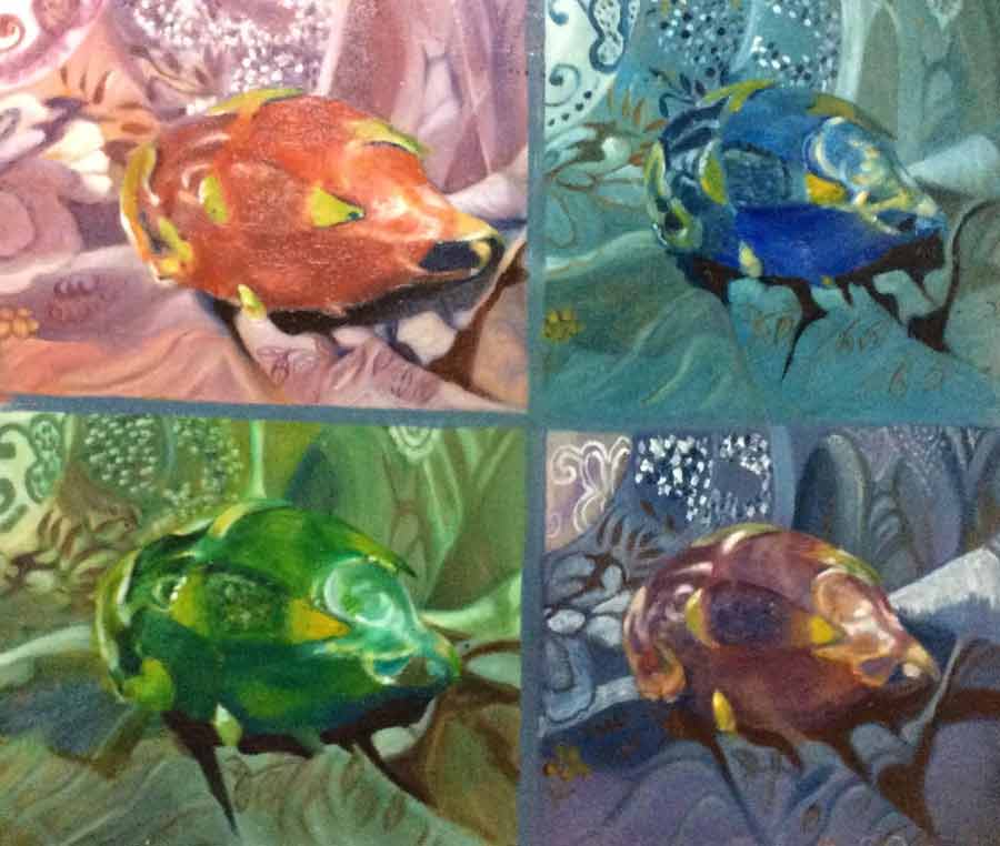 Artworks by Ruth Chu - Watercolor Academy student
