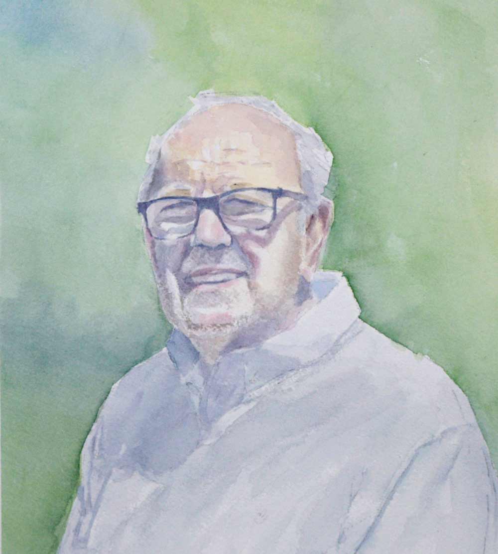 Portrait by Gerard, Watercolor Academy student