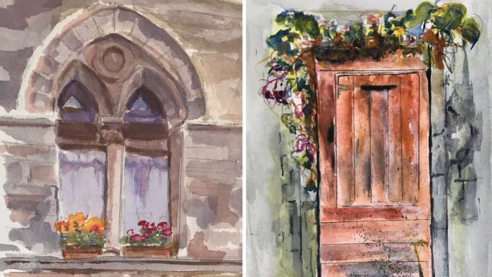 Watercolor Academy Students Gallery