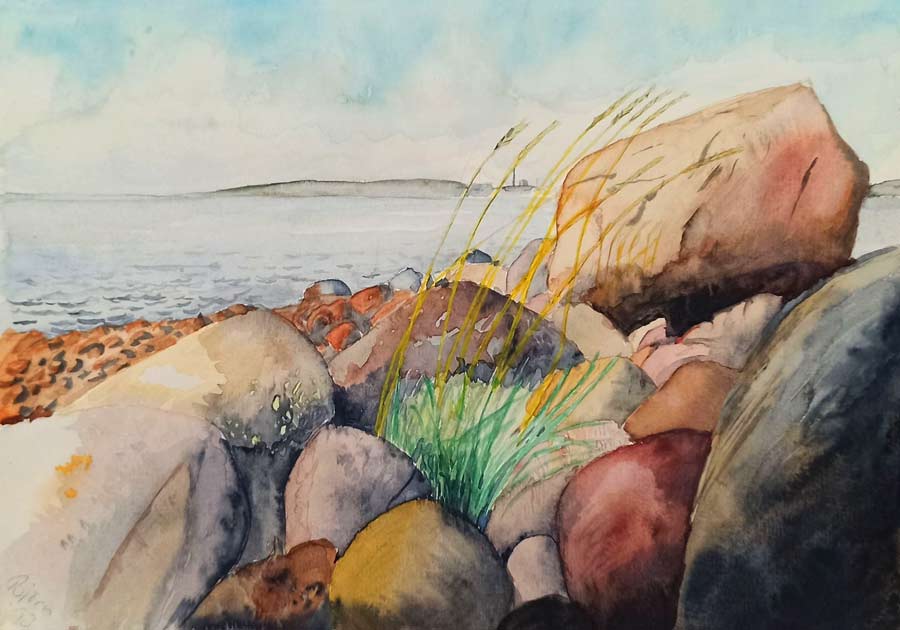 Story and artworks from Bjorn, Watercolor Academy student