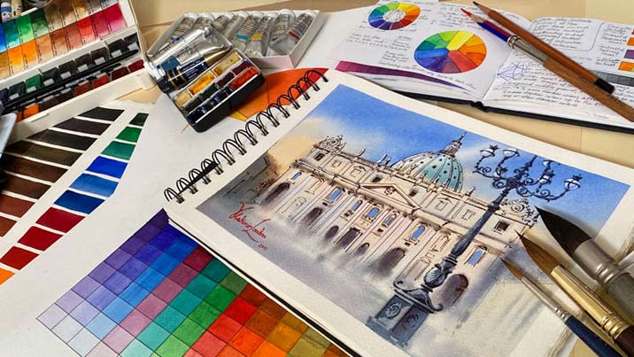 Color Theory in Watercolor Painting