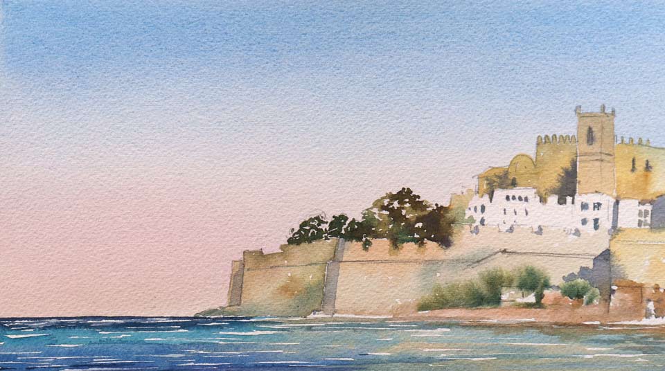 Gradated Wash in Watercolor Painting - Article by Vladimir London, Watercolor Academy tutor