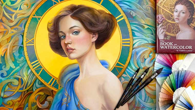 How to Paint a Female Portrait in Watercolor
