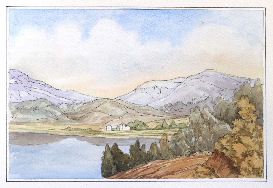 Pen-and-Wash Watercolor Painting Technique - Article by Vladimir London, Watercolor Academy tutor