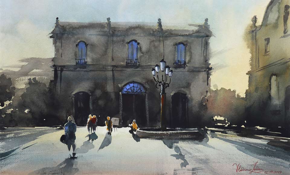 Scumbling Watercolor Painting Technique - Article by Vladimir London, Watercolor Academy tutor