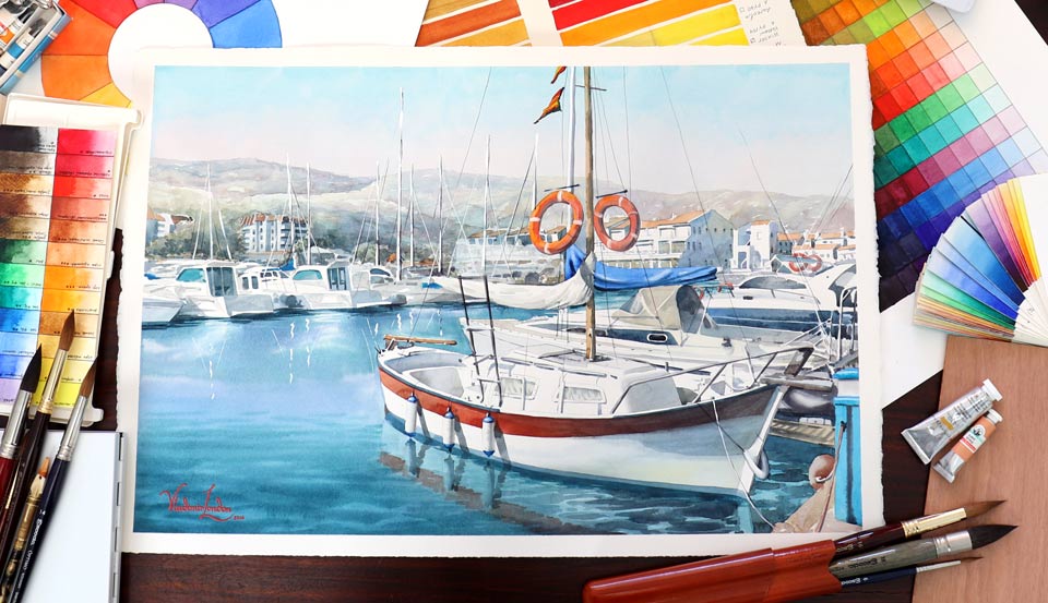 Watercolor Painting Methods and Techniques - Article by Vladimir London, Watercolor Academy tutor