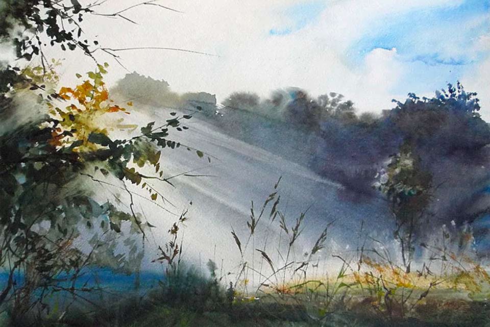 Wiping Out and Washing Out in Watercolor Painting - Watercolor Academy