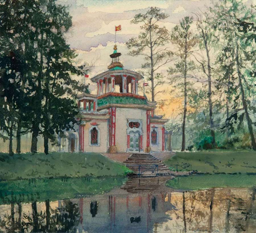 Alexander Nikolaivich Benois - Watercolor Master