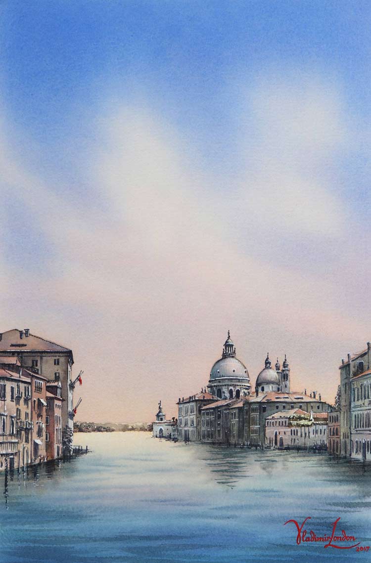 Watercolors by Vladimir London, Watercolor Academy tutor - Watercolor Master